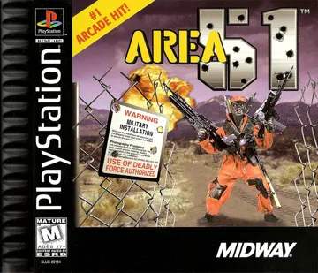 Area 51 (US) box cover front